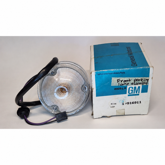 NOS GM 1969 Chevrolet Camaro Front Parking Lamp Assembly – Part #916911
